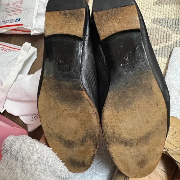 CHANEL • Cap Toe Ballet Flats • Black • 39 - Picture 7 of 8